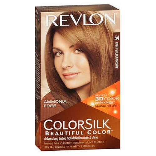 Revlon ColorSilk Hair Color 54 Light Golden Brown.