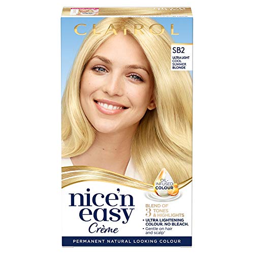 Clairol Nice'n Easy Permanent Colour (SB2 Ultra Light Beach Blonde) Root Touch Up (9 Light Blonde)