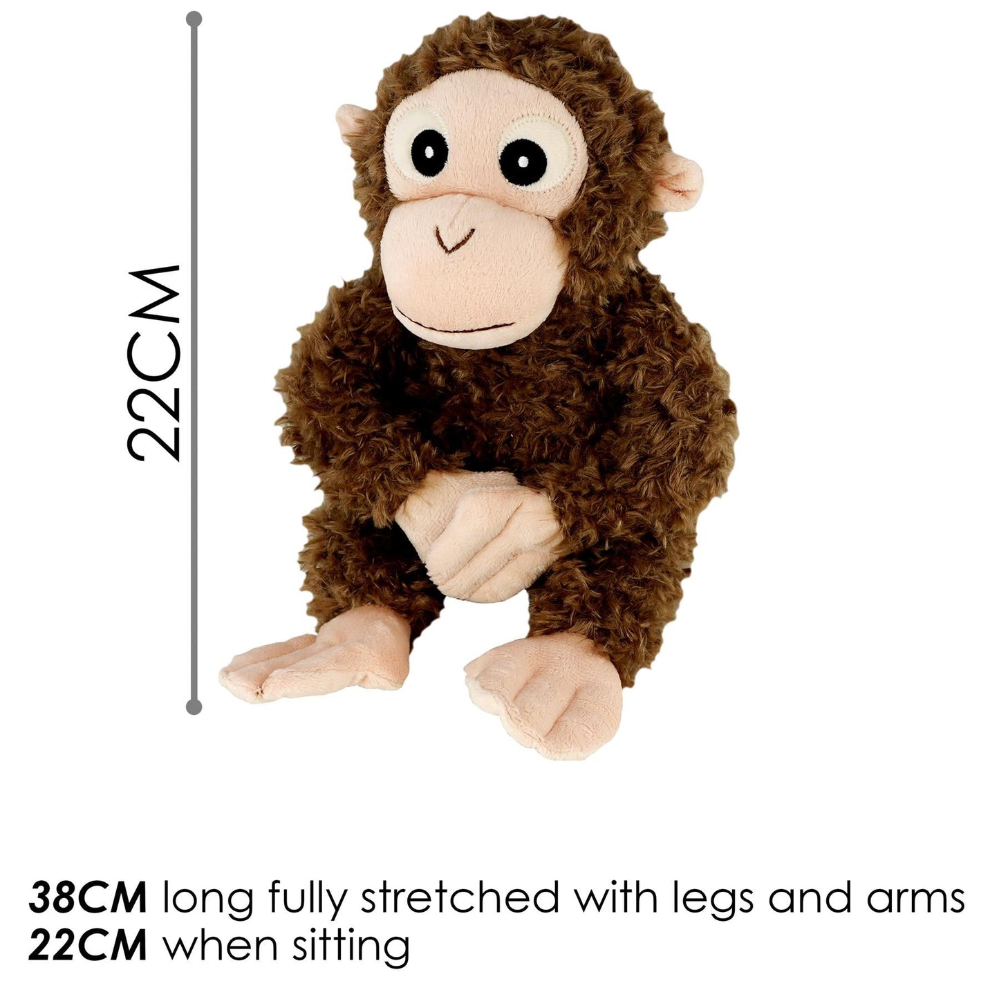 Small Brown Orangutan Cuddly Soft Toy