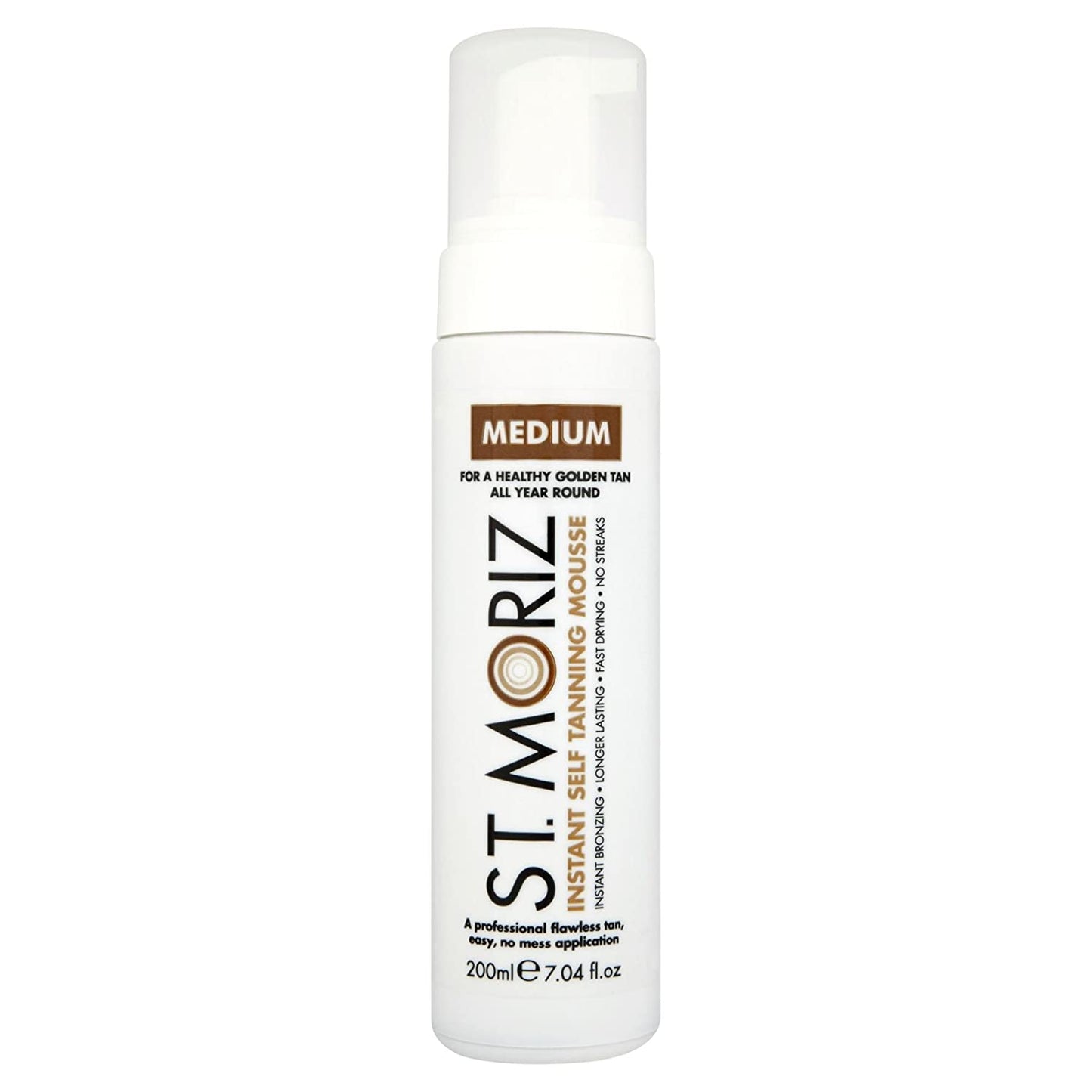 St Moriz Instant Self Tanning Mousse Medium 200ml