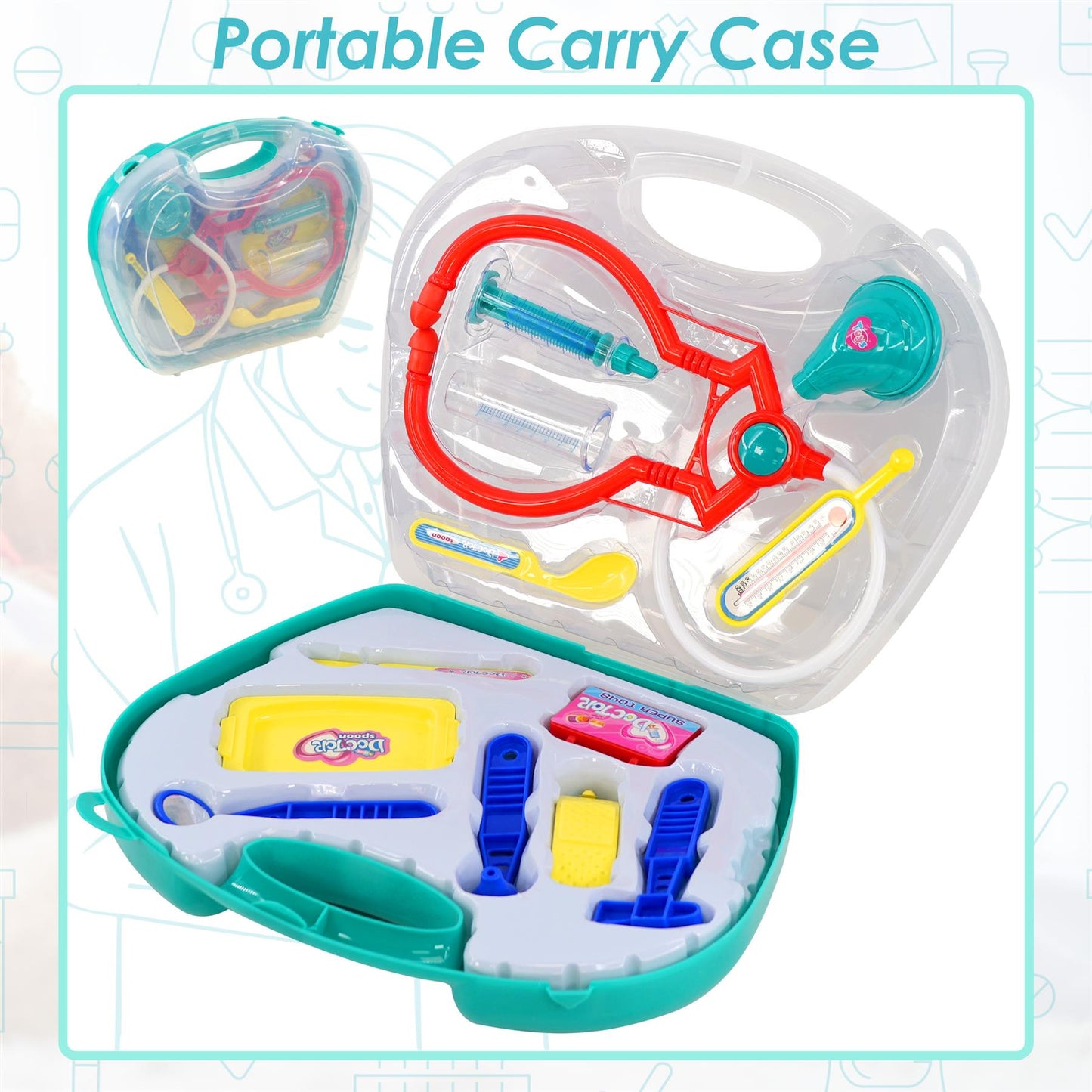 Kids Doctors Set with Carry Case