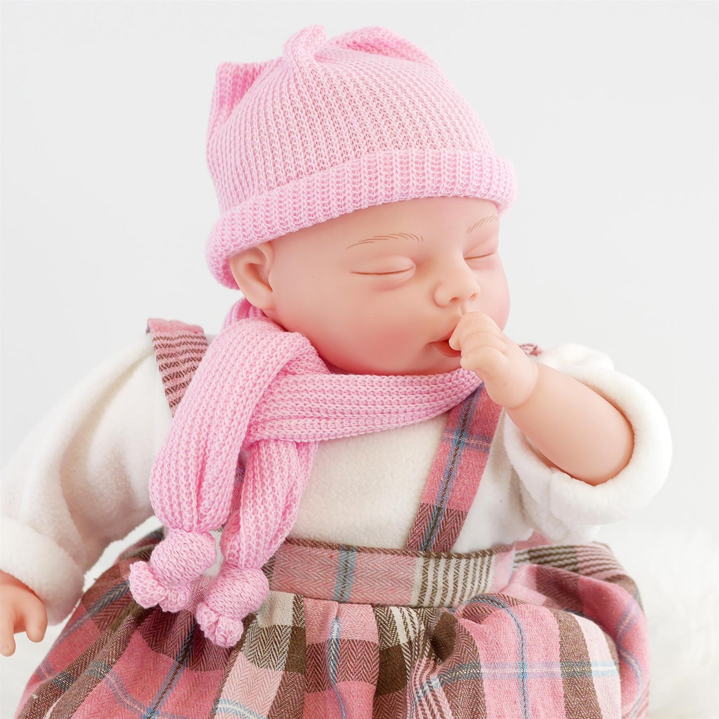 BiBi Baby Doll - Pink Tartan (45 cm / 18")
