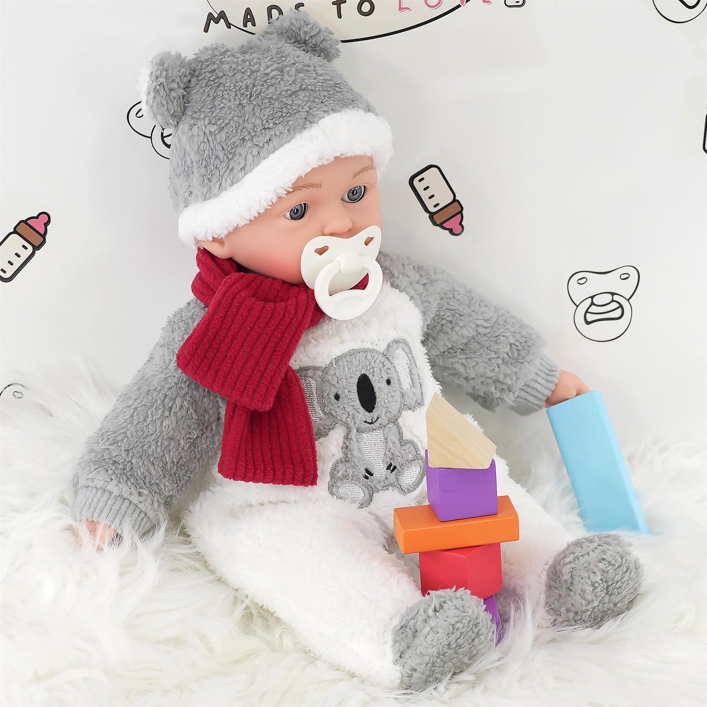 BiBi Koala Sleeping Doll (40 cm / 16")