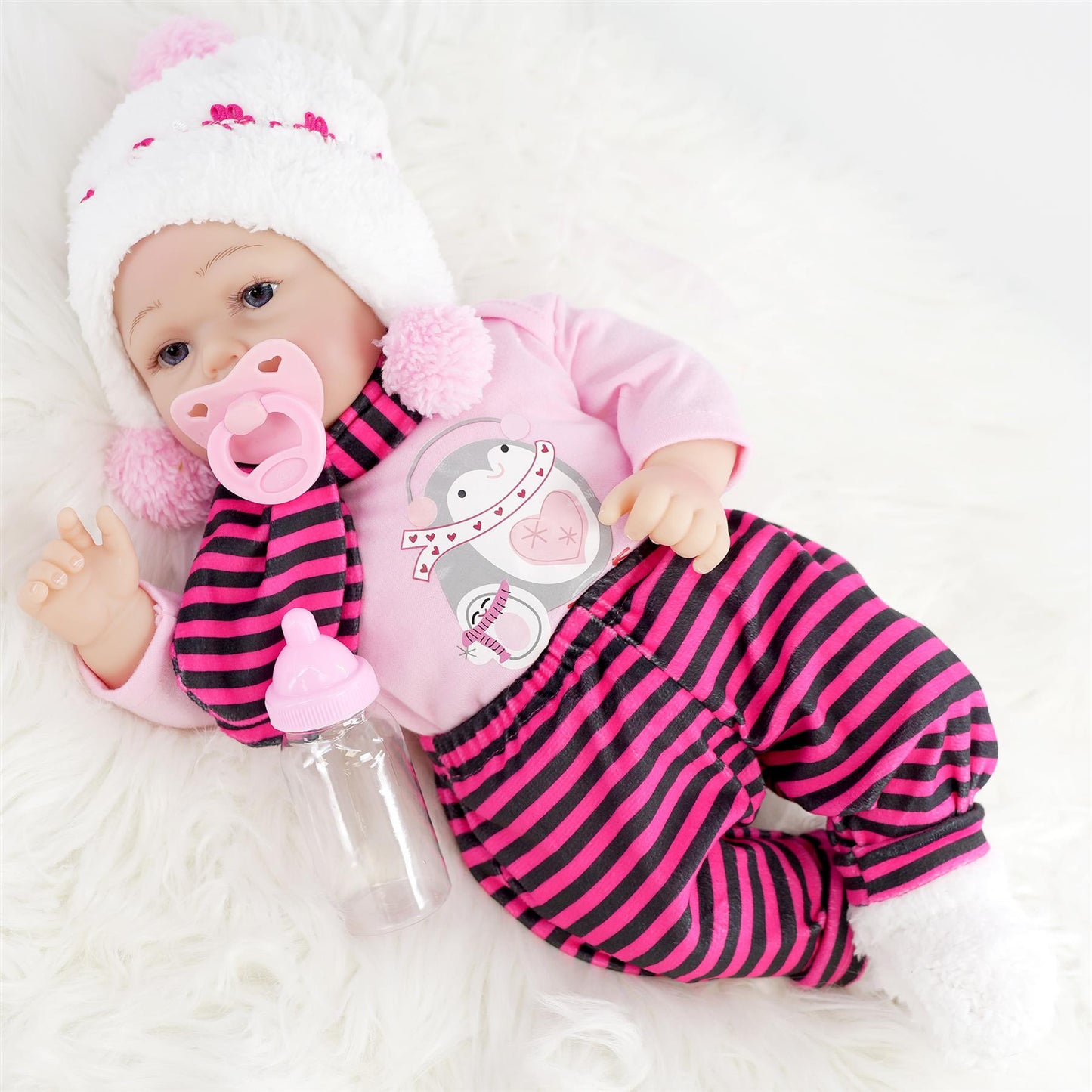 BiBi Doll Reborn Girl "Snowflake" (43 cm / 17")
