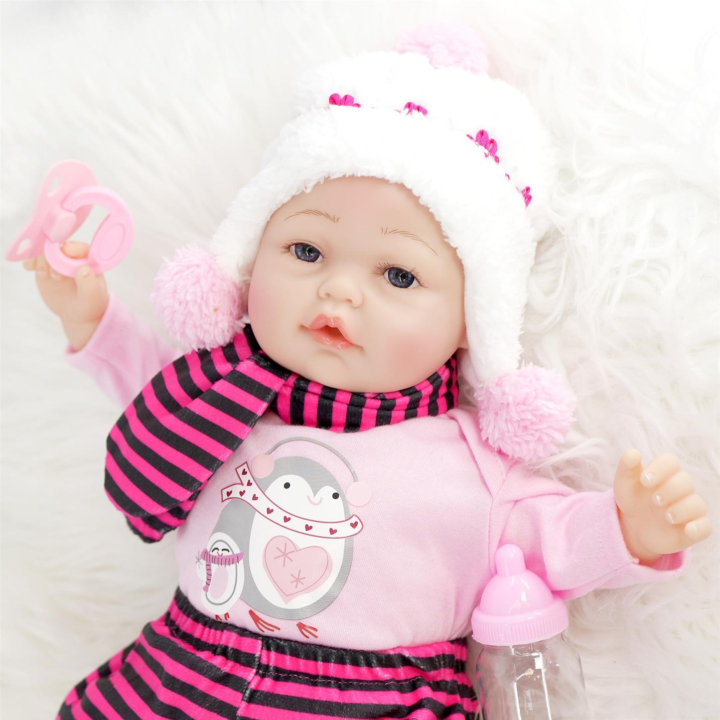 BiBi Doll Reborn Girl "Snowflake" (43 cm / 17")