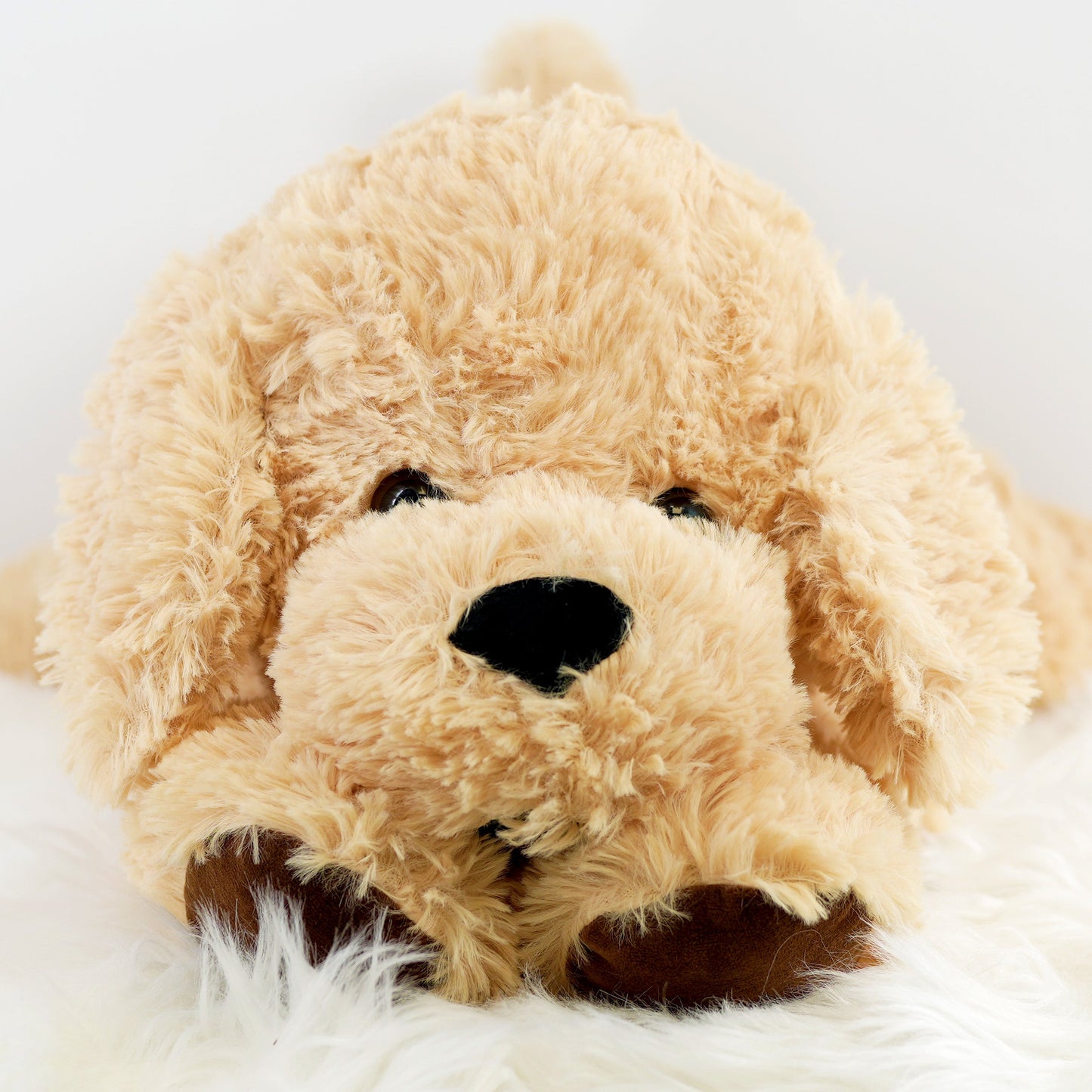 Giant Plush Lying Dog Soft Toy, 28 Inch