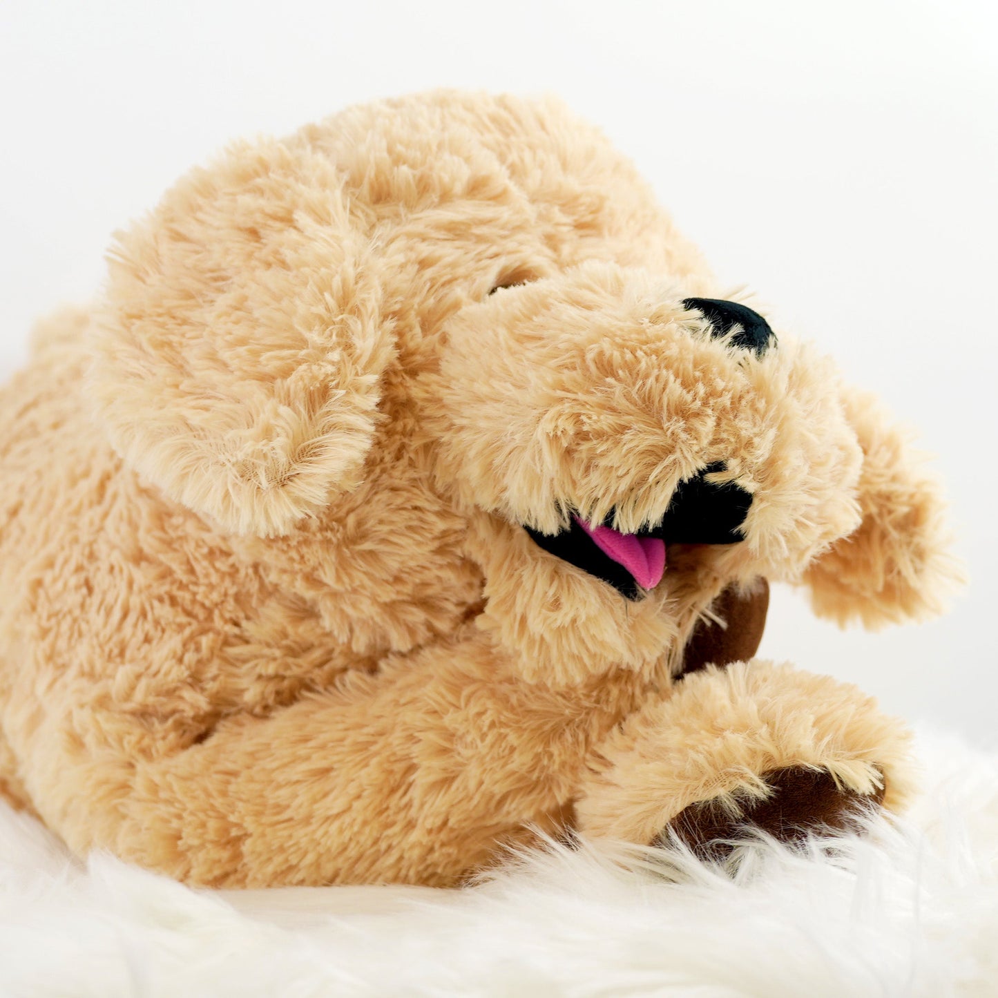 Giant Plush Lying Dog Soft Toy, 28 Inch