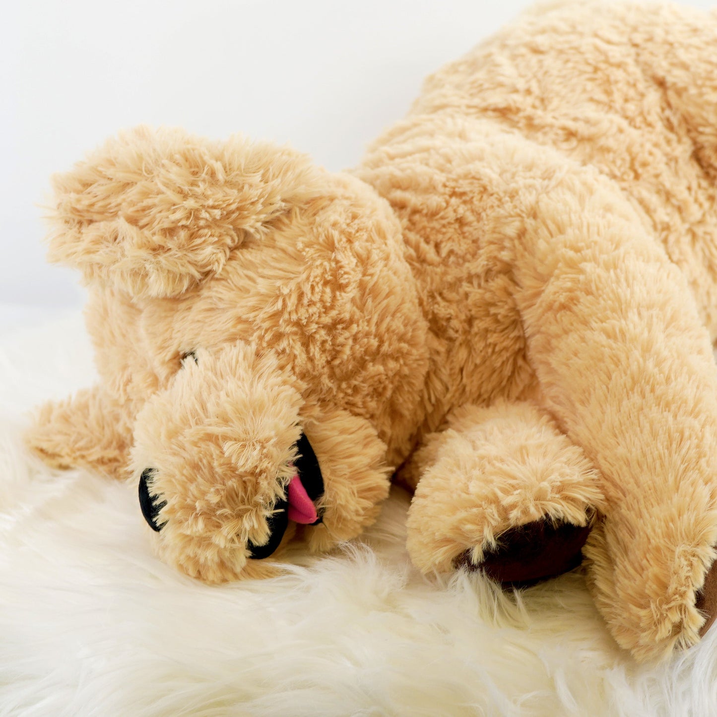 Giant Plush Lying Dog Soft Toy, 28 Inch