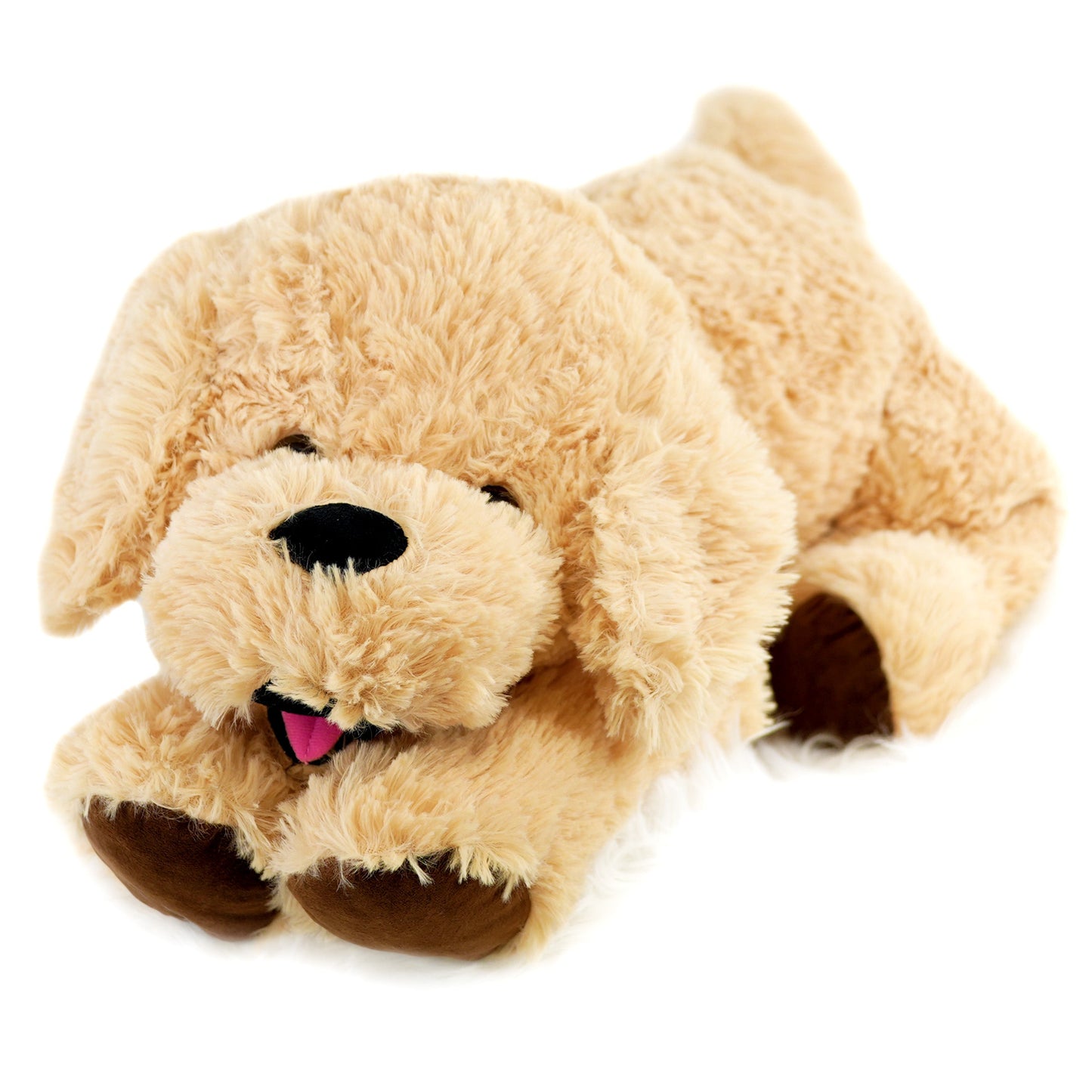 Giant Plush Lying Dog Soft Toy, 28 Inch