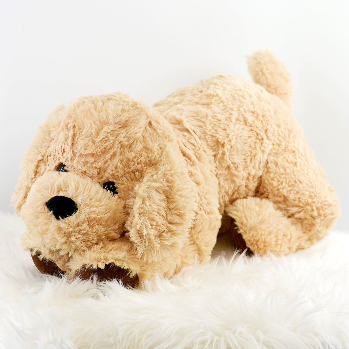 Giant Plush Lying Dog Soft Toy, 28 Inch