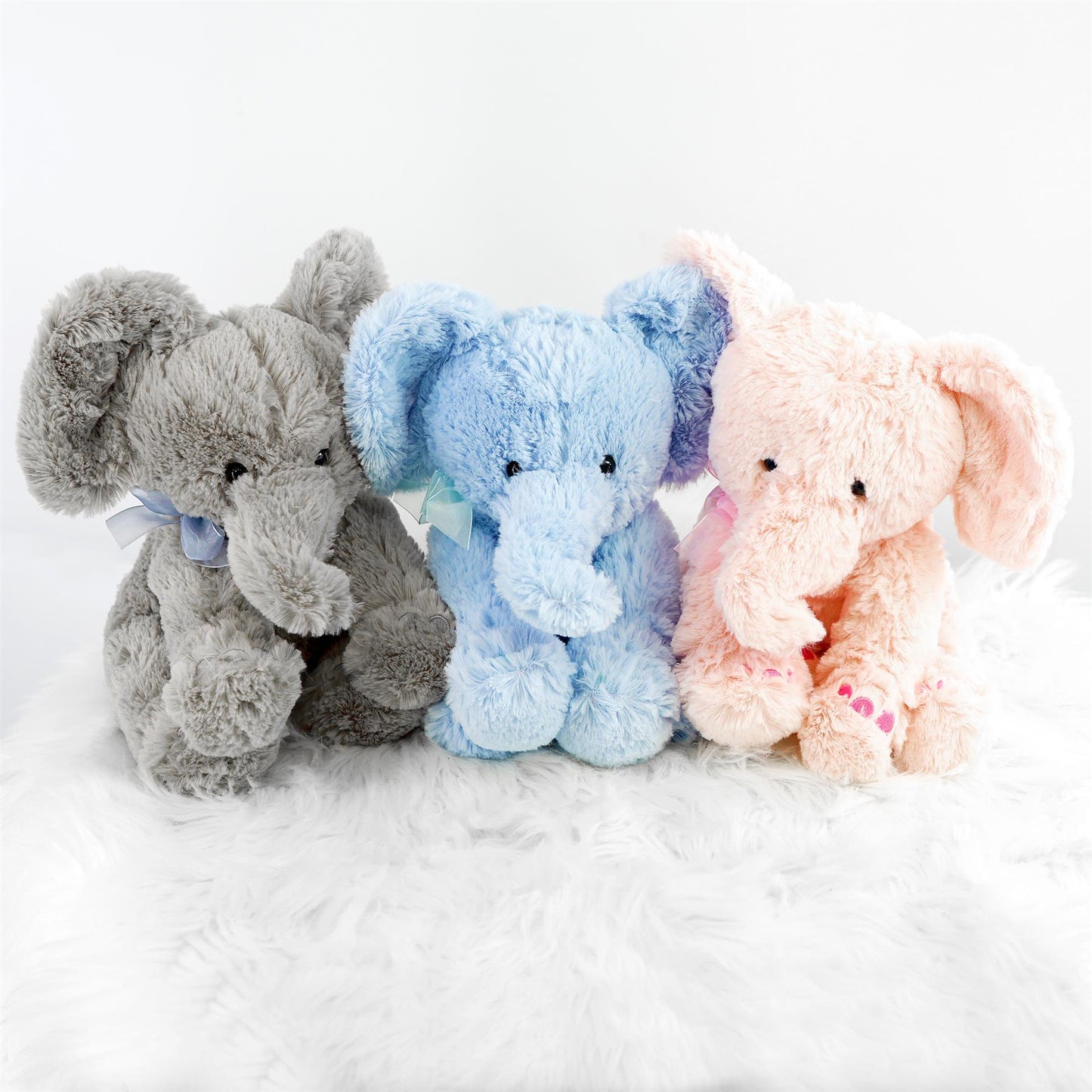 Pink Plush Elephant Soft Toys