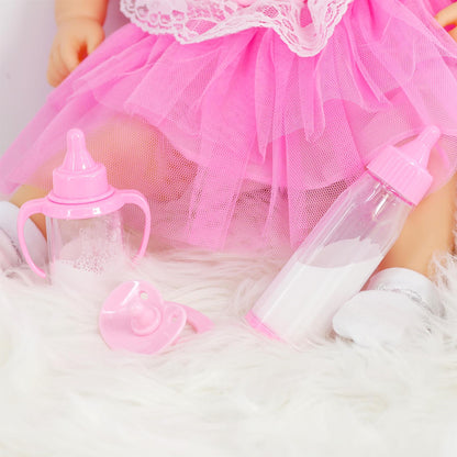 BiBi Doll Milk Bottle Set for Baby Dolls