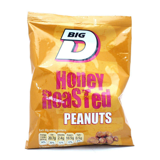 Big D Honey Roasted Peanuts 160g (Box of 24)