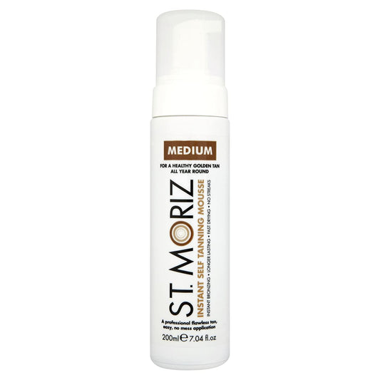 St Moriz Instant Self Tanning Mousse Medium 200ml