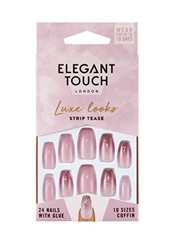 Elegant Touch Luxe LOOKS Strip Tease Nail Design