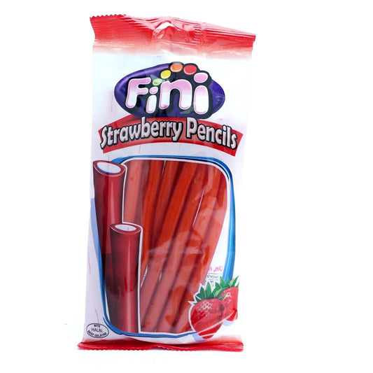 Fini Strawberry Pencils Soft Sweets 180g (Box of 20)