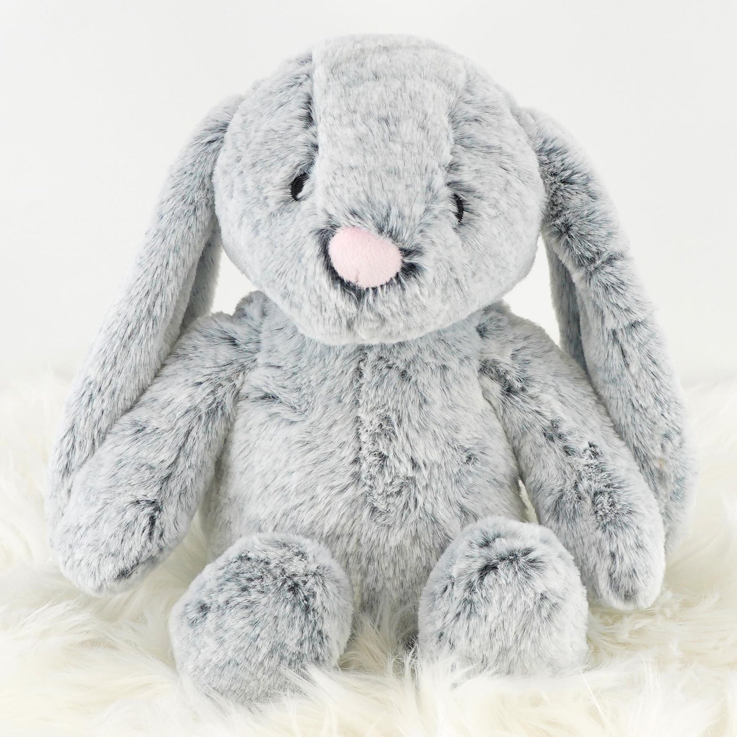 10" Plush Super Soft Grey Rabbit Cuddly Toy