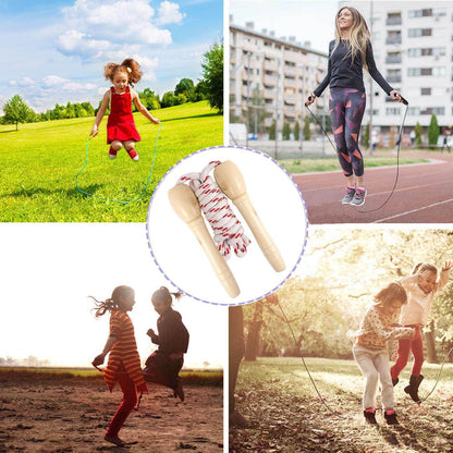 Skipping Rope with Wooden Handles