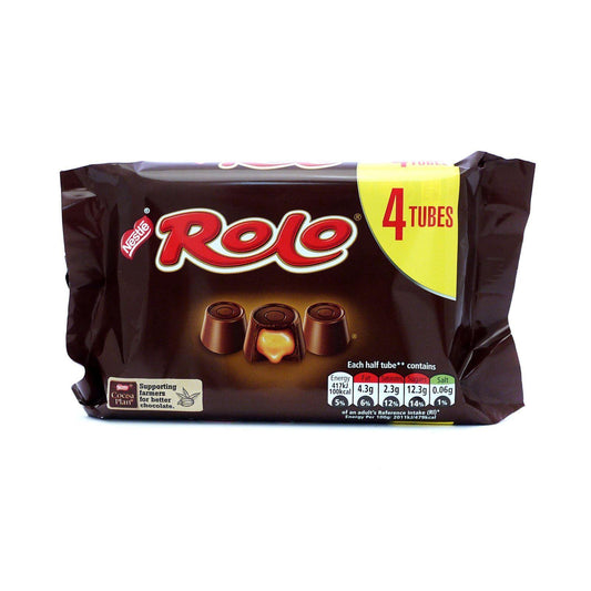 Nestle Rolo 166.4g (12 Packs of 4, Total 48)