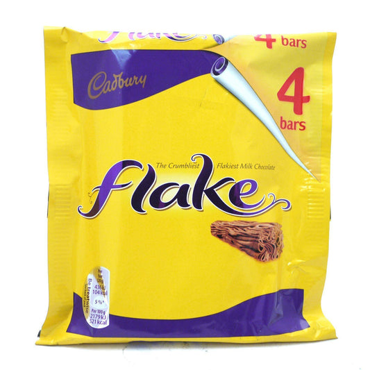 Cadbury Flake 80g (20 Packs of 4, Total 80)