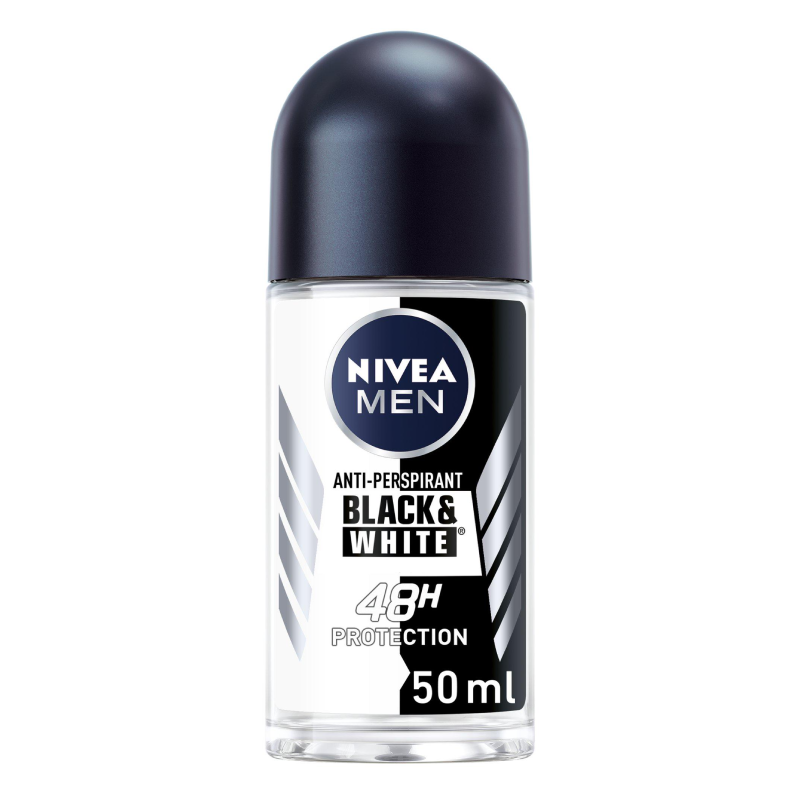 Nivea For Men Deodorant Roll On Black & White 50ml