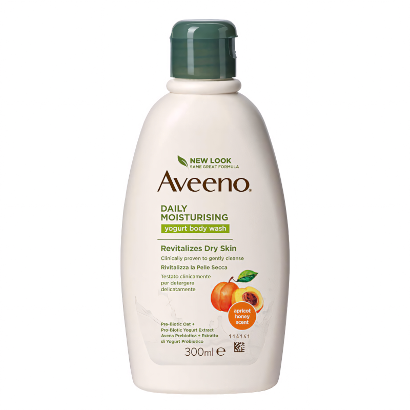 Aveeno Bodywash Apricot + Honey 300ml