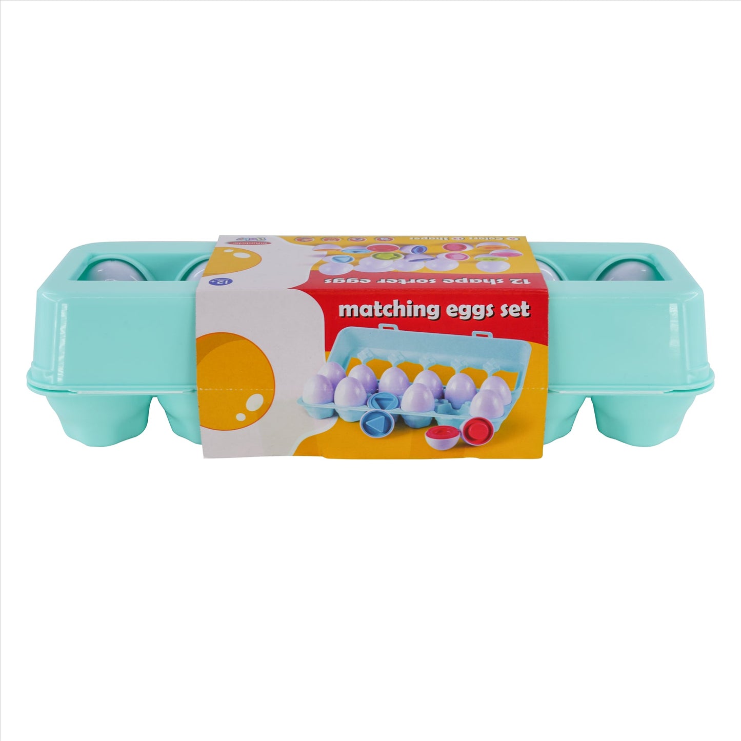 12 Shape Sorter Eggs