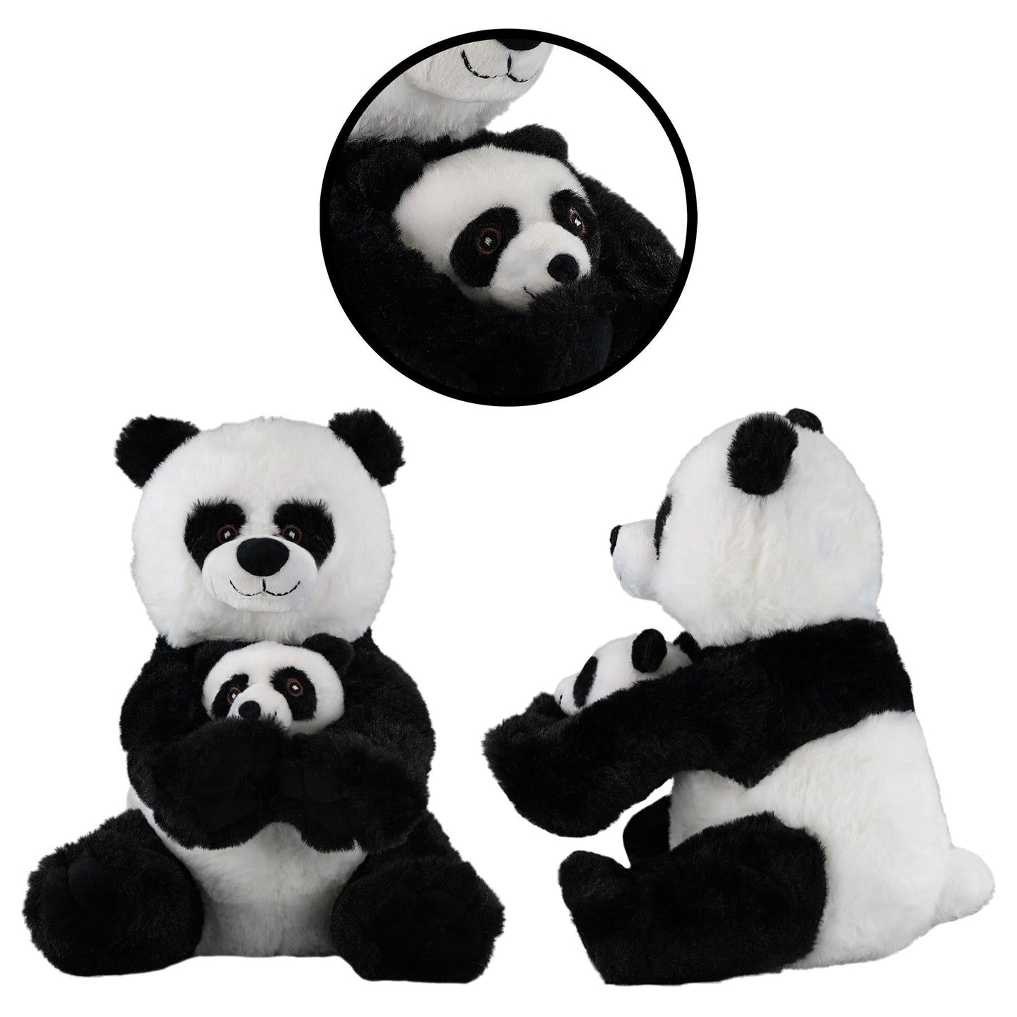 Super Soft Mommy & Baby Panda Plush Toy