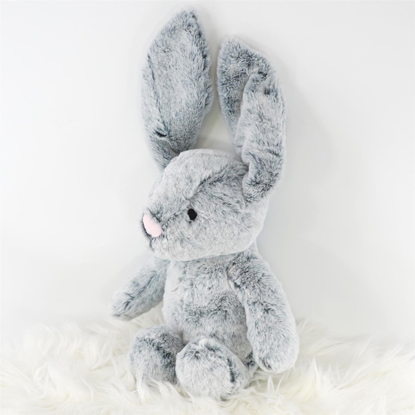 10" Plush Super Soft Grey Rabbit Cuddly Toy