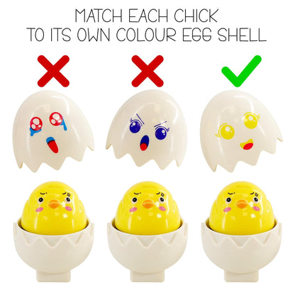 Hide n Squeak Matching Eggs Color & Shape Sorter