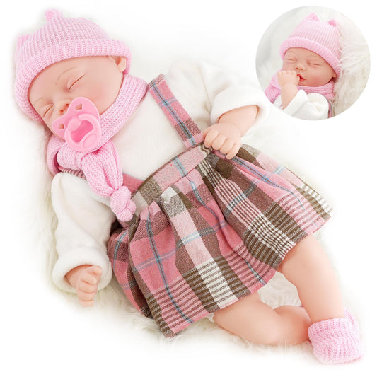 BiBi Baby Doll - Pink Tartan (45 cm / 18")