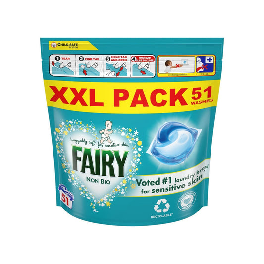 Fairy Non-Bio Pods For Sensitive Skin 51 Washes