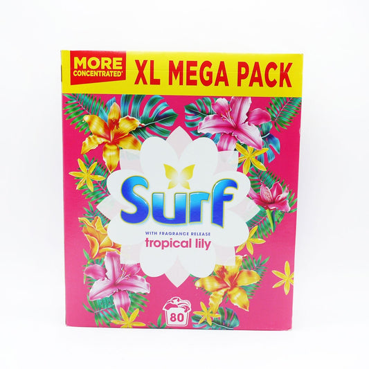 Surf Powder Tropical 80 Wash 4kg