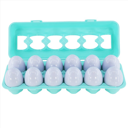 12 Shape Sorter Eggs