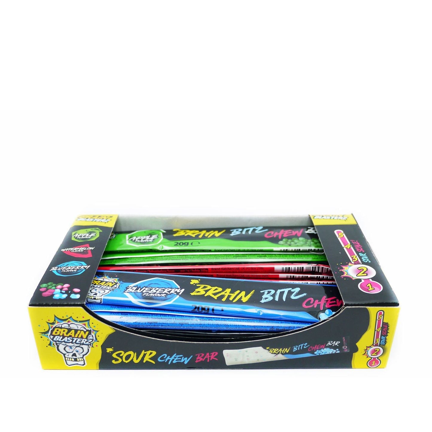 Brain Blasterz Sour Chew Bar 10g (Box of 24)