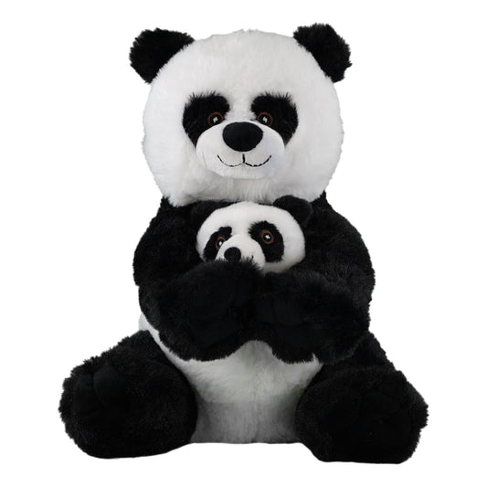 Super Soft Mommy & Baby Panda Plush Toy