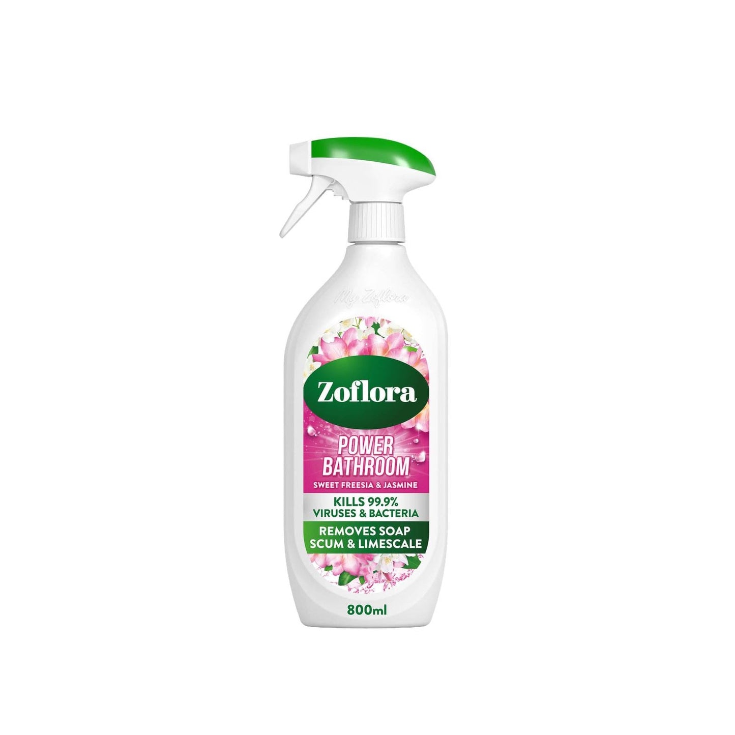 Zoflora Power Bathroom  Sweet Freesia & Jasmine 800 ml.