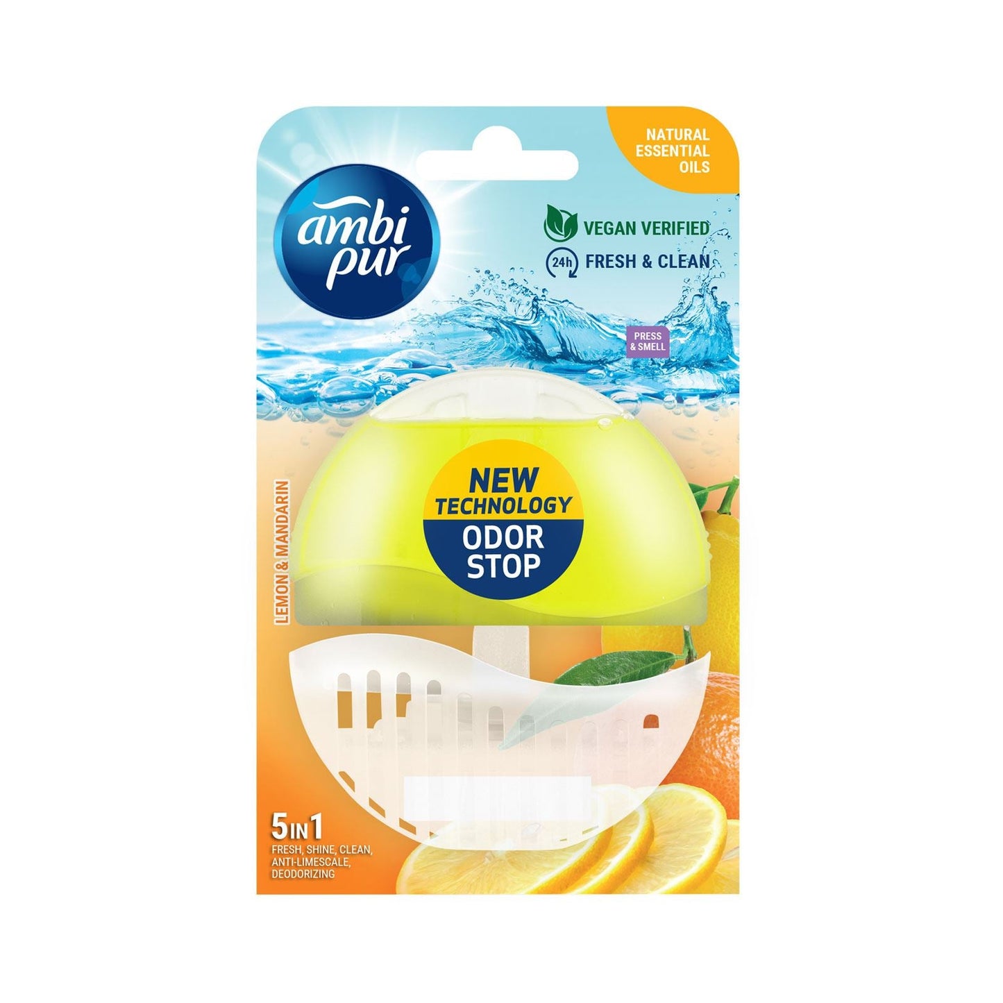 Ambi Pur  Lemon & Mandarin  Liquid Rim   55 ml