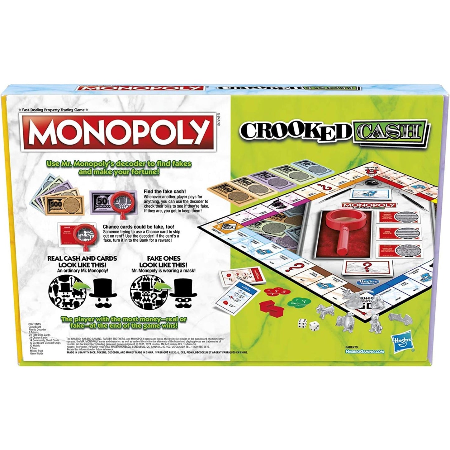 Monopoly Crooked Cash Edition Board game