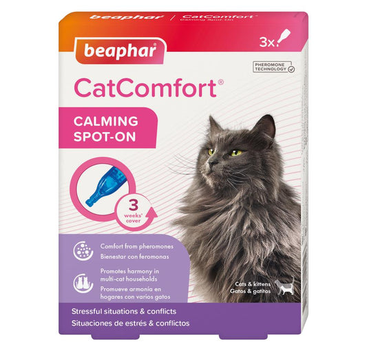 Beaphar CatComfort Calming Spot-On for Cats 3 Pipette