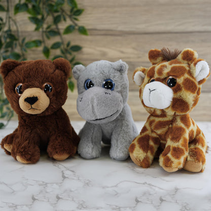 Set of 6 Soft Plush Animals Toys