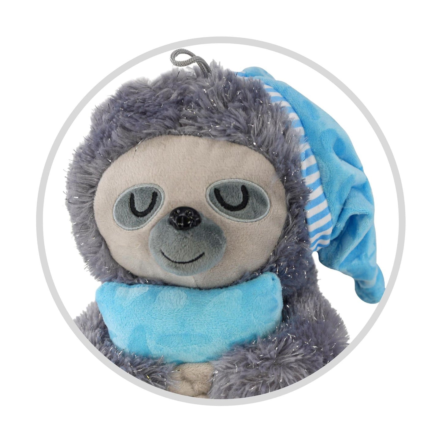 Sloth Plush Toy Stuffed Animal  Baby Gift Blue