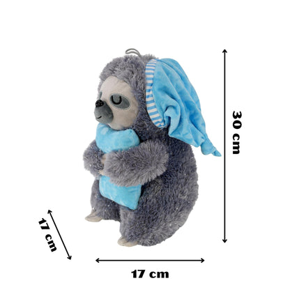 Sloth Plush Toy Stuffed Animal  Baby Gift Blue