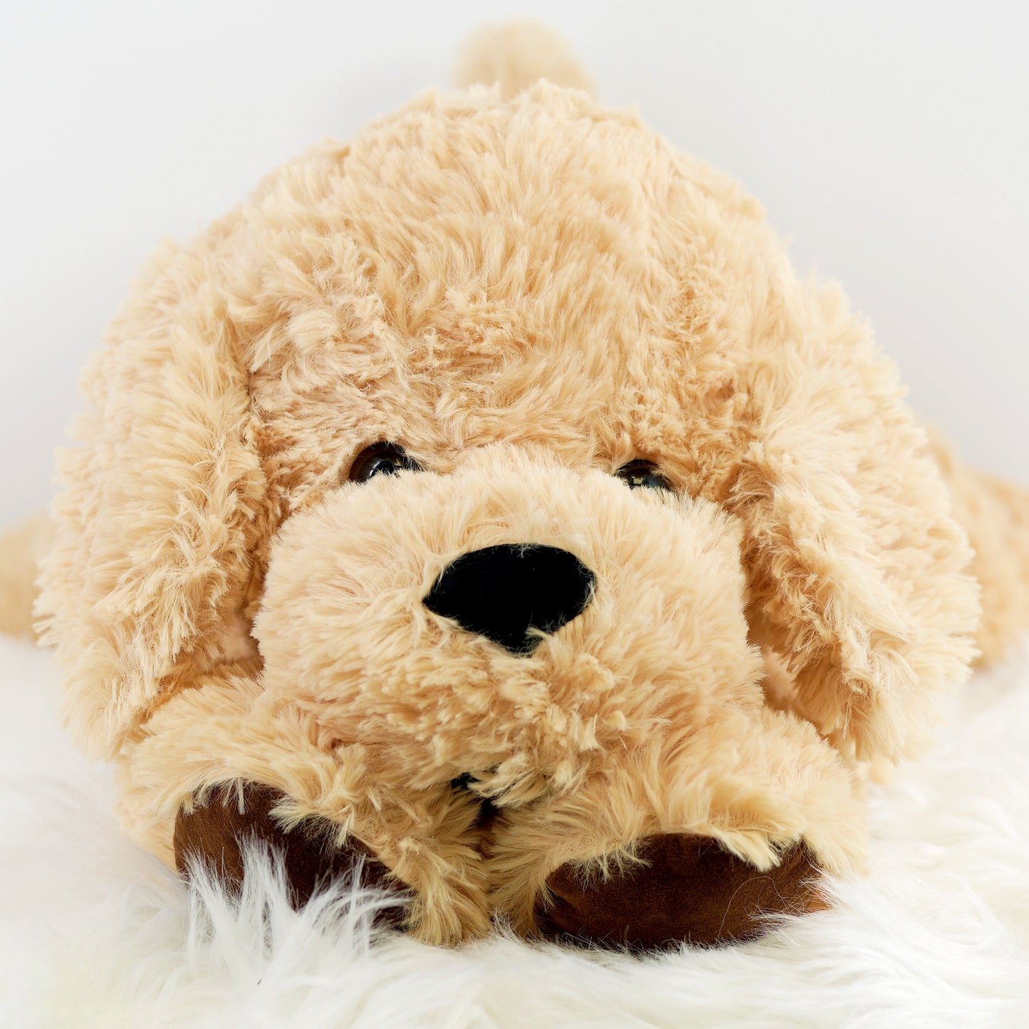 Giant Plush Lying Dog Soft Toy, 28 Inch