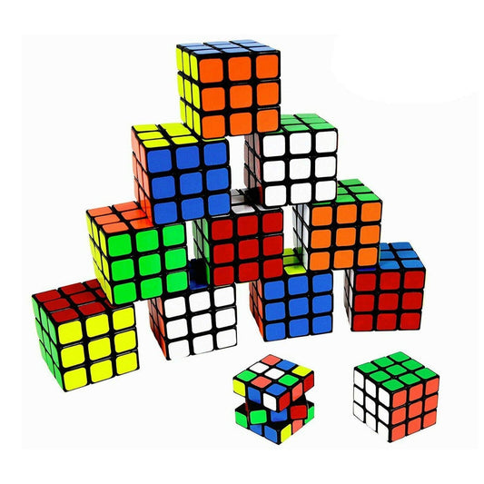 Set of 12 Puzzle Cubes